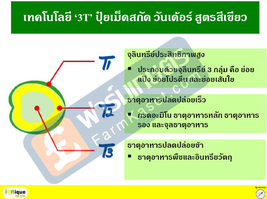 เม็ดปุ๋ย 3 ชั้น