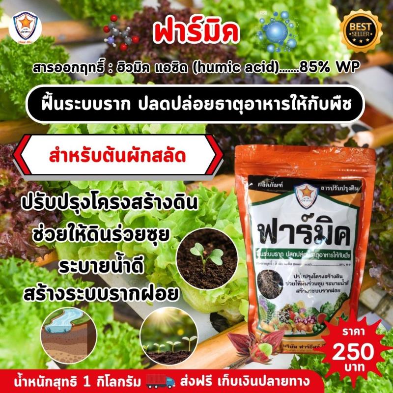 ปรับปรุงโครงสร้างดิน ช่วยไห้ดินร่วยซุย ระบายน้ำดี สร้างระบบรากฝอย สำหรับฉีดพ่น ต้นผักสลัด